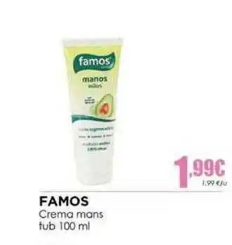 Perfumeries Facial Famos Crema Mans Tub 100ml oferta