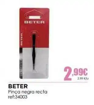 Perfumeries Facial Beter Pinça Negra Recta oferta