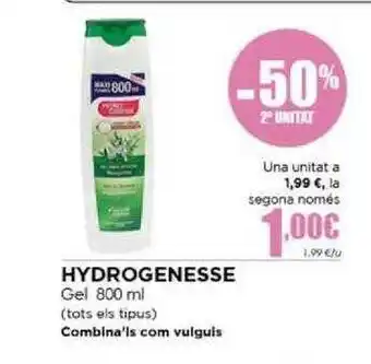 Perfumeries Facial Hyrogenesse Gel 800 Ml 800ml oferta