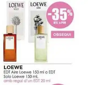 Perfumeries Facial Loewe Edt Aire Loewe 150 Ml O Edt Solo Loewe 150ml oferta