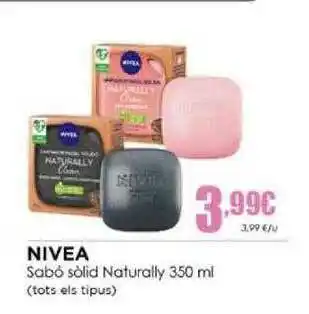 Perfumeries Facial Nivea Sabó Sòlid Naturally 350ml oferta