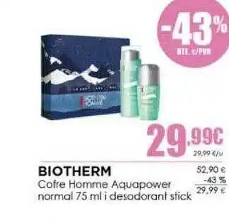 Perfumeries Facial Biotherm Cofre Homme Aquapower 75ml oferta