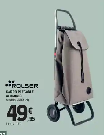 E.Leclerc ROLSER Carro plegable aluminio. oferta