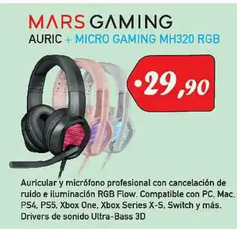 Microsshop Mars Gaming Auric + Mirco Gaming Mh320 Rgb oferta