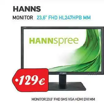 Microsshop Hanns Monitor 23.6 oferta