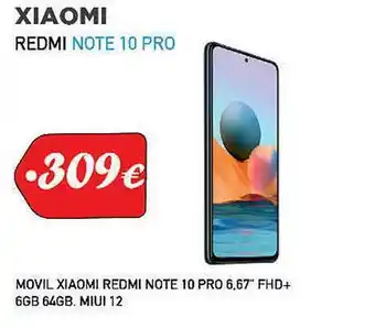 Microsshop Xiaomi Redmi Note 10 Pro oferta