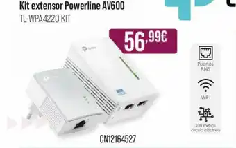 MR Micro Kit Extensor Powerline Av600 Tl-wpa4220 Kit oferta