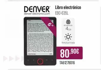 MR Micro Denver Libro Electrónico Ebo-635l oferta