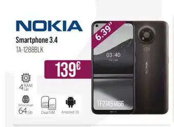 MR Micro Nokia Smartphone 3.4 Ta-1288blk oferta