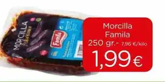 Proxi Morcilla Famila 250gr oferta