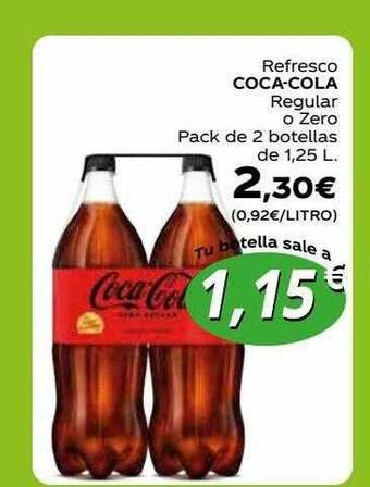 Proxi Refresco Coca-cola Regular O Zero Pack De 2 Botellas oferta