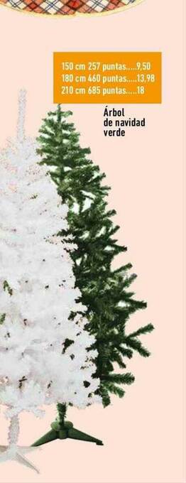 Supermercados Deza árbol De Navidad Verde oferta