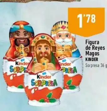 Supermercados Deza Figura De Reyes Magos Kinder oferta