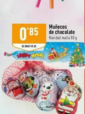 Supermercados Deza Muñecos De Chocolate 80g oferta