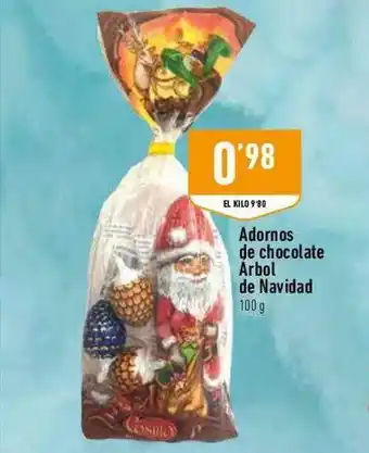 Supermercados Deza Adornos De Chocolate Arbol De Navidad 100g oferta