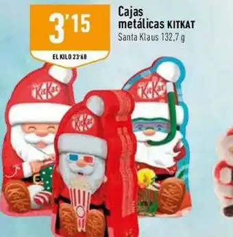 Supermercados Deza Cajas Metálicas Kitkat 132,7g oferta