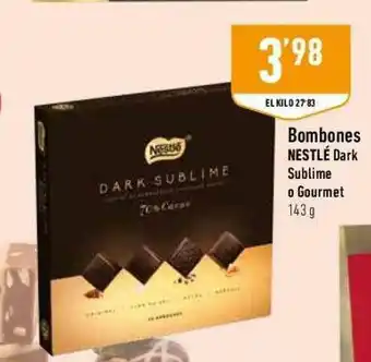 Supermercados Deza Bombones Nestlé Dark Sublime O Gourmet oferta