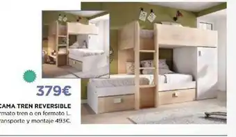 Muebles Sayez Cama Tren Reversible oferta
