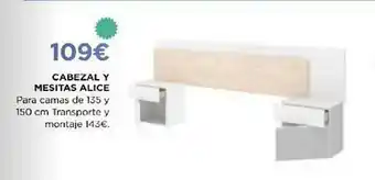 Muebles Sayez Cabezal Y Mesitas Alice oferta