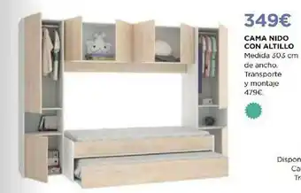 Muebles Sayez Cama Nido Con Altillo oferta