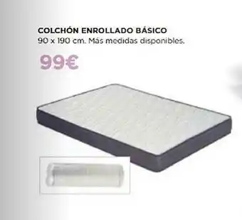 Muebles Sayez Colchón Enrollado Básico oferta