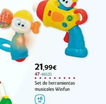 Super Juguete Set De Herramientas Musicales Winfun oferta