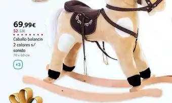 Super Juguete Caballo Balancin 2 Calares S- Sonido oferta