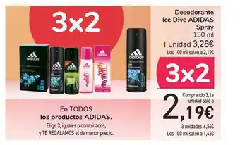 Carrefour Adidas Desodorante Ice Dive Spray 150ml oferta