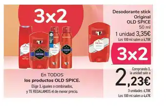 Carrefour Old Spice Desodorante stick Original 50ml oferta