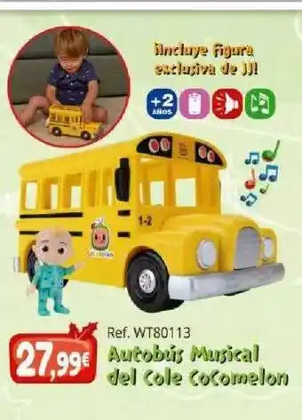 Todojuguete Autobús Musical Del Cole Cocomelon oferta