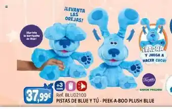 Todojuguete Pistas De Blue Y Tú - Peek-a-boo Plush Blue oferta