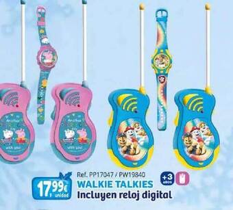 Todojuguete Walkie Talkies oferta