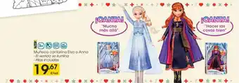 Eroski Muñeca Cantarina Elsa O Anna oferta