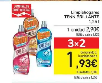 Carrefour Tenn Brillante Limpiahogares 1,25L oferta