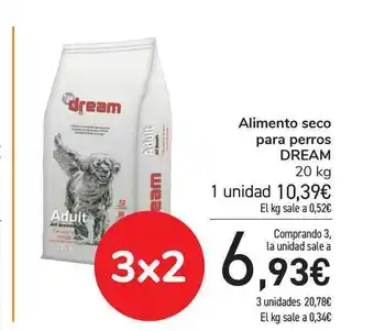 Carrefour Dream Alimento seco para perros 20kg oferta