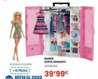 Juguettos Barbie Súper Armario oferta