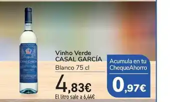 Carrefour Casal García Vino Verde Blanco 75cl oferta