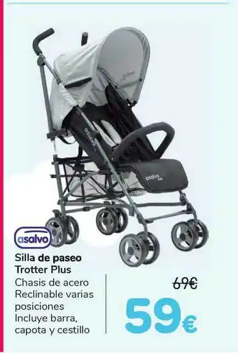 Carrefour Asalvo Trotter Plus Silla de paseo oferta