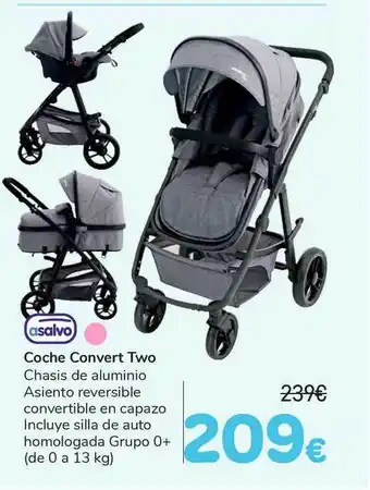 Carrefour Asalvo Coche Convert Two 0 a 13kg oferta