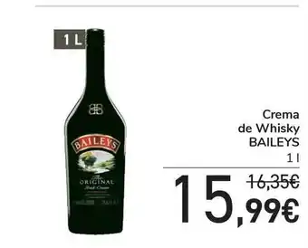 Carrefour Baileys Crema de Whisky 1L oferta