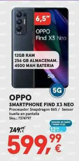 Worten Oppo Smartphone Find X3 Neo oferta
