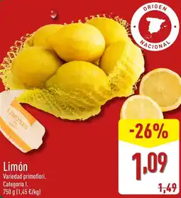 ALDI Limón oferta