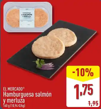 ALDI EL MERCADOⓇ Hamburguesa salmón y merluza oferta