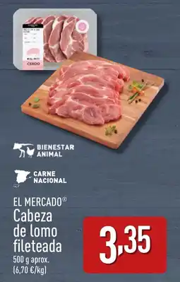 ALDI EL MERCADO® Cabeza de lomo fileteada oferta