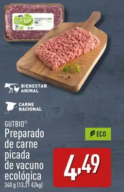 ALDI GUTBIO® Preparado de carne picada de vacuno ecológica oferta