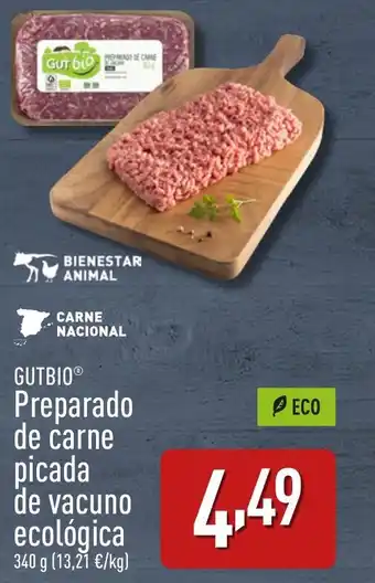 ALDI GUTBIO® Preparado de carne picada de vacuno ecológica oferta