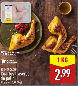 ALDI EL MERCADOⓇ Cuartos traseros de pollo oferta