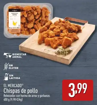 ALDI EL MERCADOⓇ Chispas de pollo oferta