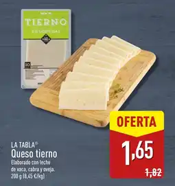 ALDI LA TABLAⓇ Queso tierno oferta