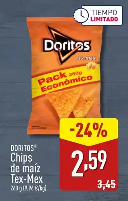 ALDI DORITOS® Chips de maíz Tex-Mex oferta